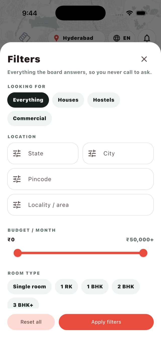 Filter to exactly what you need